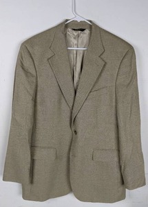 lot 359 image: Brooks Brothers 346 Blazer, Tan, 42L, Wool Silk Blend