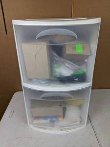lot 389 image: Assortment of Office Supplies Rubber Bands, Bic Pens, Safety Pins, Markers, Paper, Merchandise Tags and More