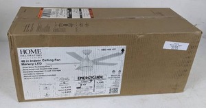 lot 392 image: NEW Home Decorators Collection 48 Indoor Ceiling Fan Merwry LED