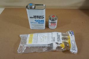 lot 18 image: West System 105 Epoxy Resin and 205 Hardener with Pumps