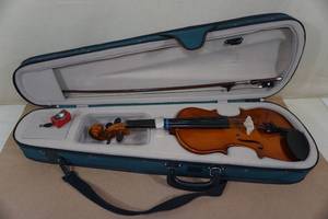 lot 84 image: Palatino Full Size Violin with Case and Bow