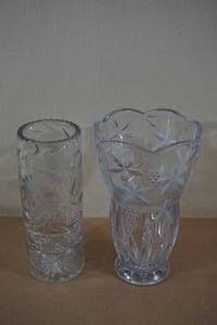 lot 161 image: Cut Glass Vases