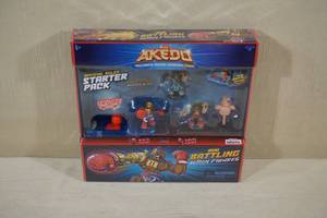 lot 175 image: NEW Akedo Arcade Warrior Battling Action Figure Starter Pack