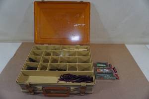 lot 224 image: Plano Magnum Tackle Box with Plastics and Rapala Lures