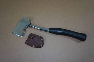 lot 243 image: Vintage Polished Steel Hatchet - 11 Long