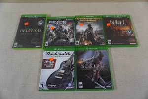 lot 273 image: Microsoft XBOX One Games - Gears, Fallout, Rocksmith