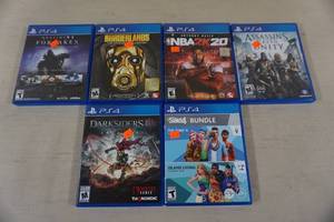 lot 277 image: Sony PS4 Games - Sims Bundle, Assassins Creed, Darksiders