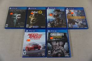 lot 278 image: Sony PS4 Games - Need for Speed, Call of Duty WWII, Monster Hunter