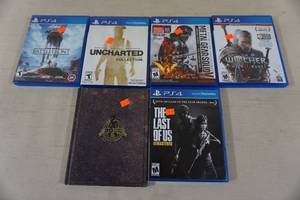 lot 280 image: Sony PS4 Games - Last of Us, Tomb Raider, Star Wars, Uncharted