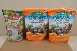 lot 65 image: Organic Cactus Garden Supplies