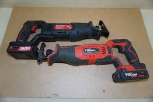 lot 204 image: 2 Hyper Tough Cordless Reciprocating Saws