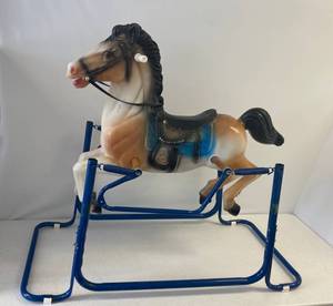 lot 39 image: Vintage 1970s Rocking Horse