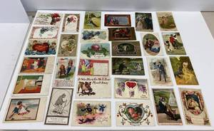 lot 105 image: Large Group Of Misc. Vintage Valentine Postcards And More. Some With One Cent Stamps (Highly Collectible.)