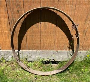 Vintage 34 Steel Tractor Wheel Rim
