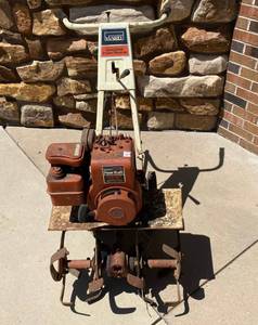 Montgomery Wards Powr Kraft 5HP 206 cc Gas Tiller With Gear Drive Power Reverse