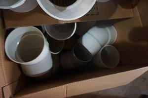 lot 17 image: Lot of 18 - 6 PVC 45 Degree Elbows