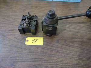 lot 47 image: Aloris CA Tool Post with (2) CA1 & ...