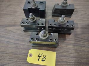 lot 48 image: Aloris CA41, CA7, & (3) CA1 Tool Ho...