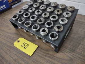 lot 58 image: Huot 5C Collet Rack & Collets...