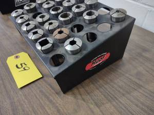 lot 59 image: Huot 5C Collet Rack & Collets...