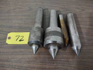 lot 72 image: (2) Live Centers & (2) Dead Centers...