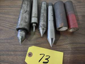 lot 73 image: (2) Live Centers & (2) Dead Centers...