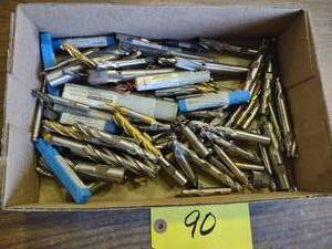 lot 90 image: End Mills & Assorted Cutters...