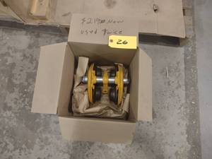 lot 26 image: Harrington 1 Ton Hoist Trolley, Nea...