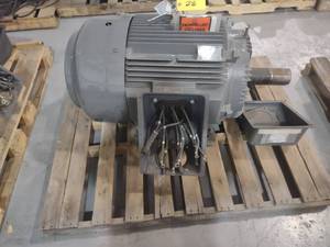 lot 28 image: Teco Westinghouse 100 hp. Electric ...