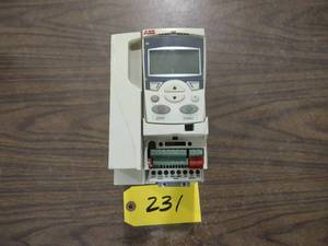 lot 231 image: ABB ACS355-03U-17A6-2 VFD...