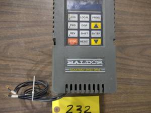 lot 232 image: Baldor ID15J401-ER VFD...