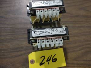 lot 246 image: (2) Allen Bradley 1321-3R4-B Reacto...