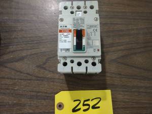 lot 252 image: Eaton E125S 80 Amp Breaker...