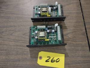 lot 260 image: (2) Minarik DC Drives...