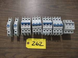 lot 262 image: (7) Allen Bradley Breakers...