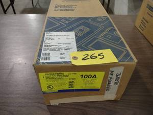 lot 265 image: Square D 100 Amp Safety Switch, New...