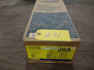 lot 271 image: Square D 30 Amp Safety Switch, New ...