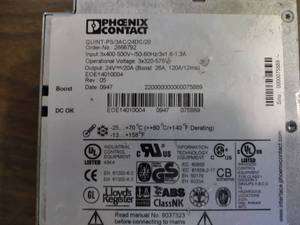 lot 320 image: (3) Phoenix Power Supplies...
