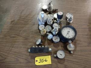 lot 356 image: Regulators, Gauges, & Misc....