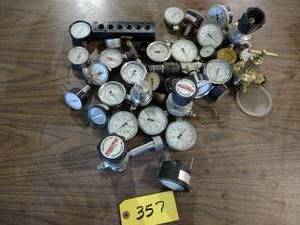 lot 357 image: Regulators, Gauges, & Misc....