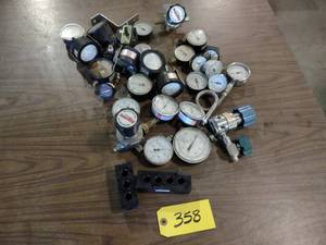 lot 358 image: Regulators, Gauges, & Misc....