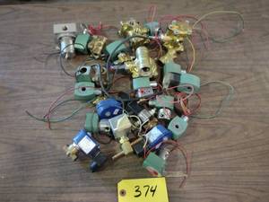 lot 374 image: Assorted Solenoid Valves...