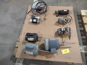 lot 410 image: (9) Assorted Motors & Pumps...