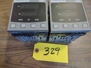 lot 329 image: (2) Partlow P4102 Controllers...