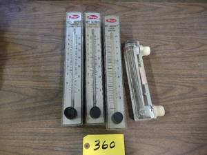 lot 360 image: (4) Water Flow Meters...