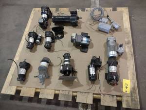 lot 411 image: (12) Assorted Motors & Pumps...