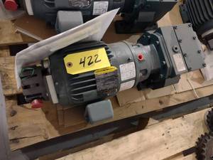 lot 422 image: Baldor 1 hp. 208418 Three Phase Mo...