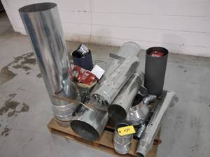 lot 439 image: Pallet of Duct Pipe...