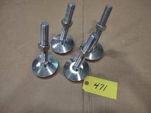 lot 471 image: (4) Heavy Duty Adjustable Feet, 4 ...