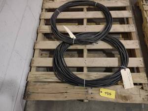 lot 485 image: (2) Rolls Copper Wire, 3 ga. Black ...